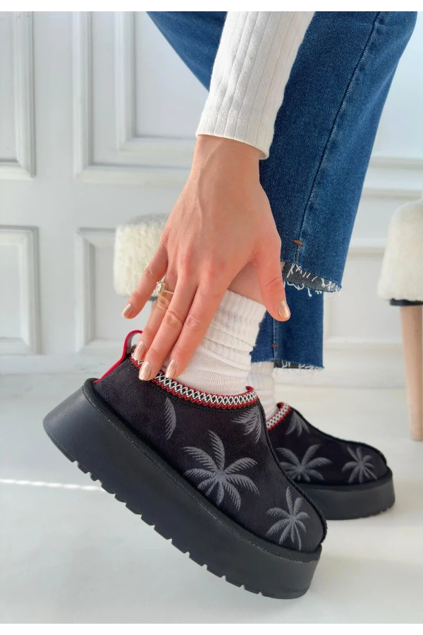 Mucy Siyah Süet Bot