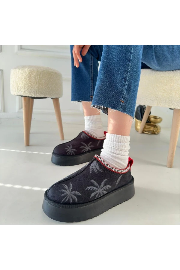 Mucy Siyah Süet Bot