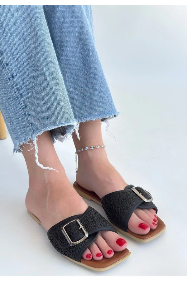 Revin Siyah Cilt Terlik