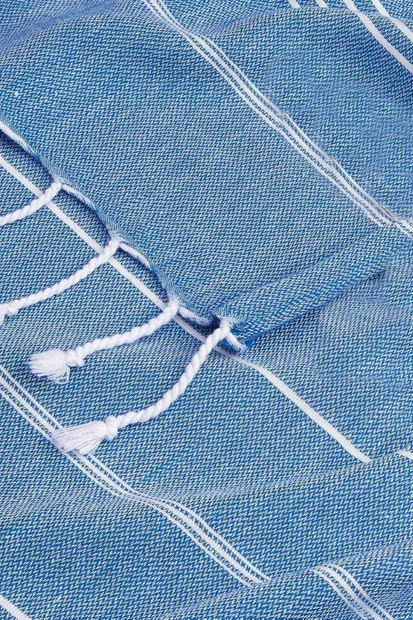 Summer Wind Soft %100 Pamuk Peştemal 100x180 cm Mavi