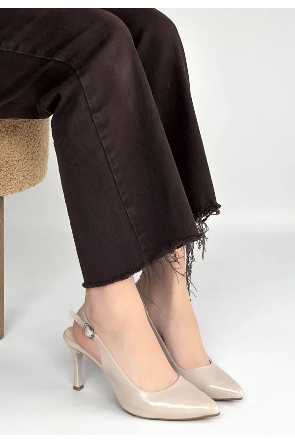 Uster Bej Rugan Topuklu Ayakkabı