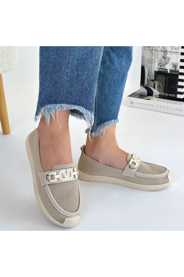 Wata Bej Triko Babet Ayakkabı