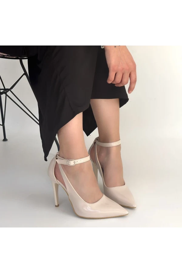 Wenni Bej Rugan Stiletto Ayakkabı