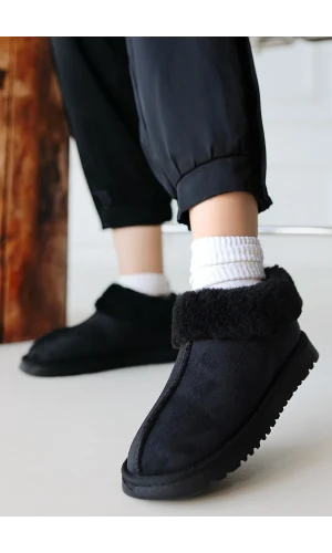 Abby Siyah Süet Bot