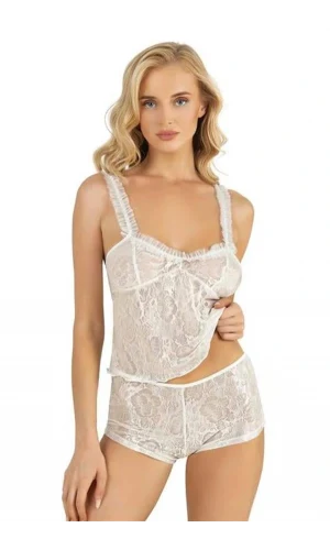 Arias Closet Ekru Saten Şort Takımı 9221