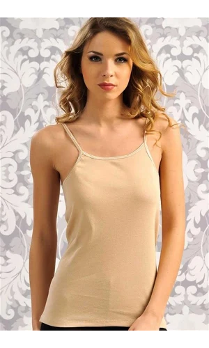 Arias Closet Pamuklu İp Askılı Atlet