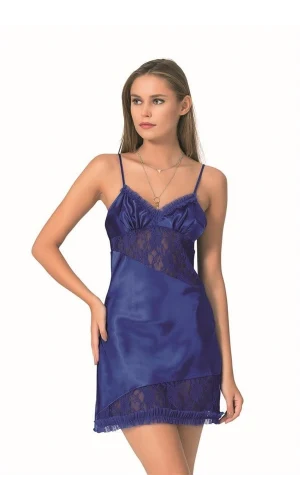 Arias Closet Saks Kısa Saten Gecelik