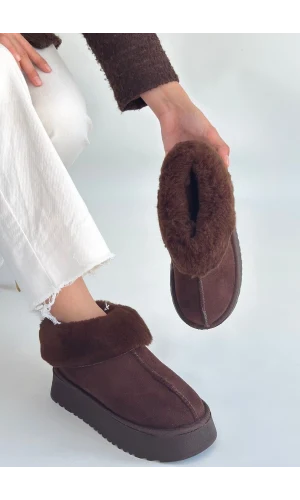 Edali Kahverengi Süet Bot