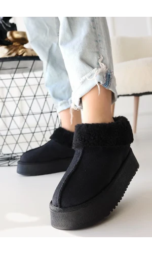 Edali Siyah Süet Bot