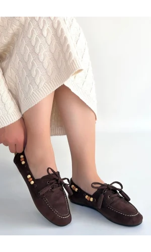 Elora Kahve Süet Babet