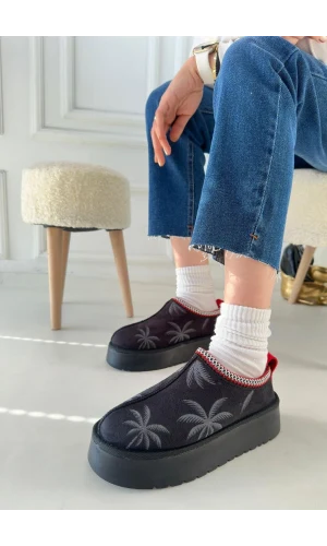 Mucy Siyah Süet Bot