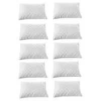 10 lu Kapitoneli Yastık Koruyucu 100 Pamuk 50X70