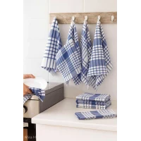 10 lu Lüks Bulaşık Kurulama Bezi ve Mutfak Peçetesi 50x70 Cm Daily Mavi