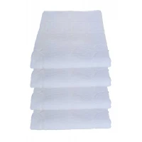 4 lü Ayak İzli Banyo Paspas 100 Pamuklu Ayak Havlusu