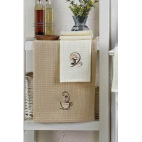 6 Parça Mutfak Kurulama Bezi 30 X 50 Cm Coffe