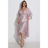 Arias Closet 2li Pudra Sabahlık Takımı Bigsize 6220