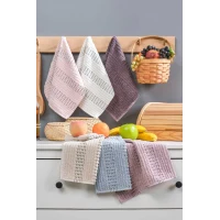 6’lı Soft Touch Mutfak Pamuklu Havlu Seti 30x50 cm