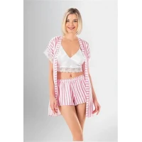 Arias Closet 3lü Şort Takımı Desenli