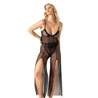 Arias Closet Askılı Yırtmaçlı File Takım