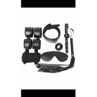 Arias Closet Kol Bacak İp Maske Kelepce Ağız Topu Kople Deri Set