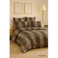 Çift Kişilik Pamuklu Nevresim Takımı Wild Leopard