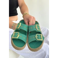 İces Vizyon Nubuk Terlik