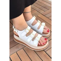 Jatay Siyah Cilt Sandalet