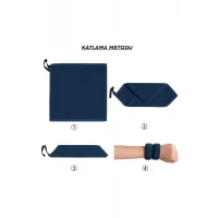 Mira Home Sporcu Havlu El Bilekliği Ter Havlusu Yumuşak Mikrofiber