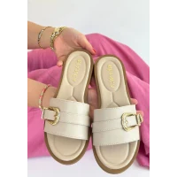 Orja Bej Cilt Terlik