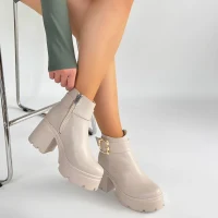 Pinma Acı Kahve Cilt Topuklu Bot