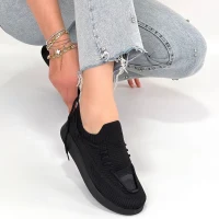 Renji Bej Triko Bağcıklı Spor Ayakkabı