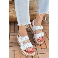 Stan Siyah Cilt Sandalet