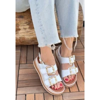 Stan Siyah Cilt Sandalet