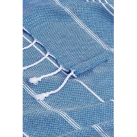 Summer Wind Soft %100 Pamuk Peştemal 100x180 cm Mavi