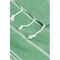 Summer Wind Soft %100 Pamuk Peştemal 100x180 cm Yeşil