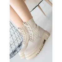 Utag Bej Cilt Bağcıklı Bot