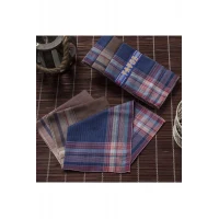 Yavuz Kutulu 39x39 cm. Bir Düzine 12 Adet Mendil YM 06