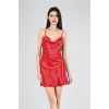 Arias Closet Kısa Gecelik Degaje  Kırmızı 7740
