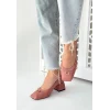 Cande Pudra Cilt Topuklu Ayakkabı