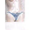Kadın Viskon Kumaş Desenli Slip (2736)