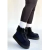 Zinya Siyah Süet Bot