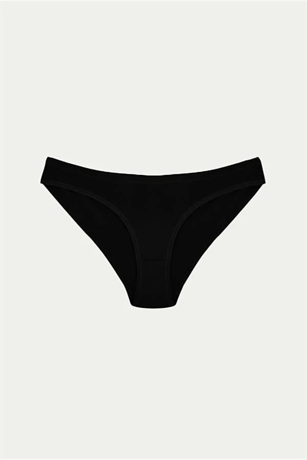 Arias Closet Pamuklu Siyah Beyaz Ten Rengi 3lü Külot