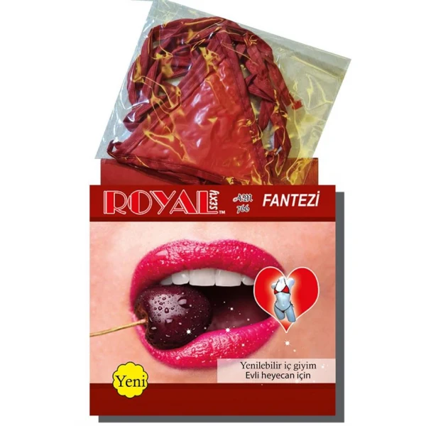 Arias Closet Fantezi Tüketilebilen Yenilebilir Kiraz Aromalı İç Çamaşırı Takımı