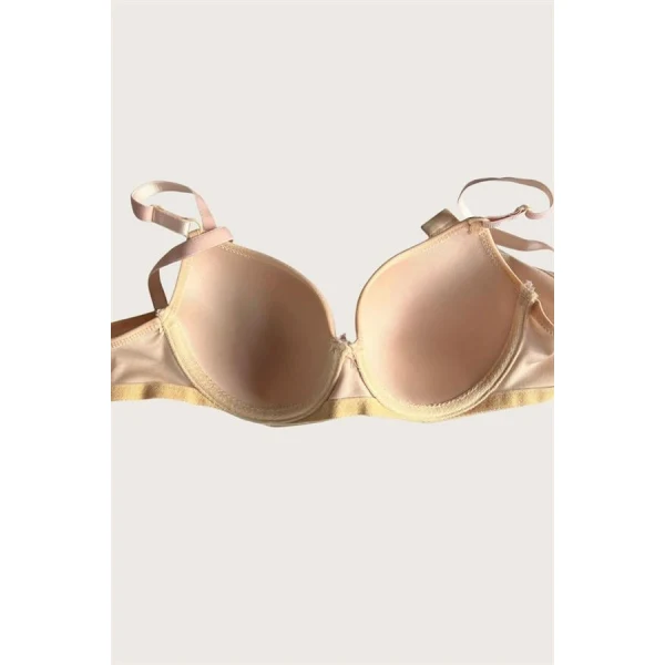 Arias Closet Ten-Beyaz 2li Mikro Kumaş Push Up Dolgulu Balenli Günlük Destekli Sütyen