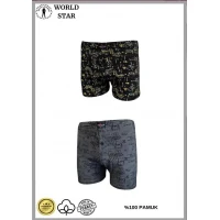 Arias Closet 2li Likralı Pamuklu Renkli Erkek Boxer