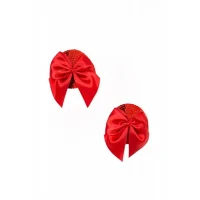 Arias Closet Kırmızı Fiyonklu Fantezi Göğüs Ucu Kapatıcı