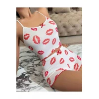 Arias Closet Kiss Öpücük Beyaz Şortlu Takım