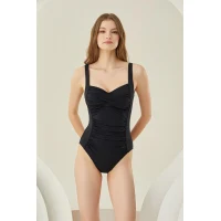 Arias Closet Özel Tasarım Şık Toparlayıcı Büzgülü Mayo