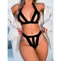 Arias Closet Zincir Detaylı Fantezi Sütyen Külot Takım