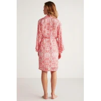 Penye Mood Desenli Sabahlık Takım